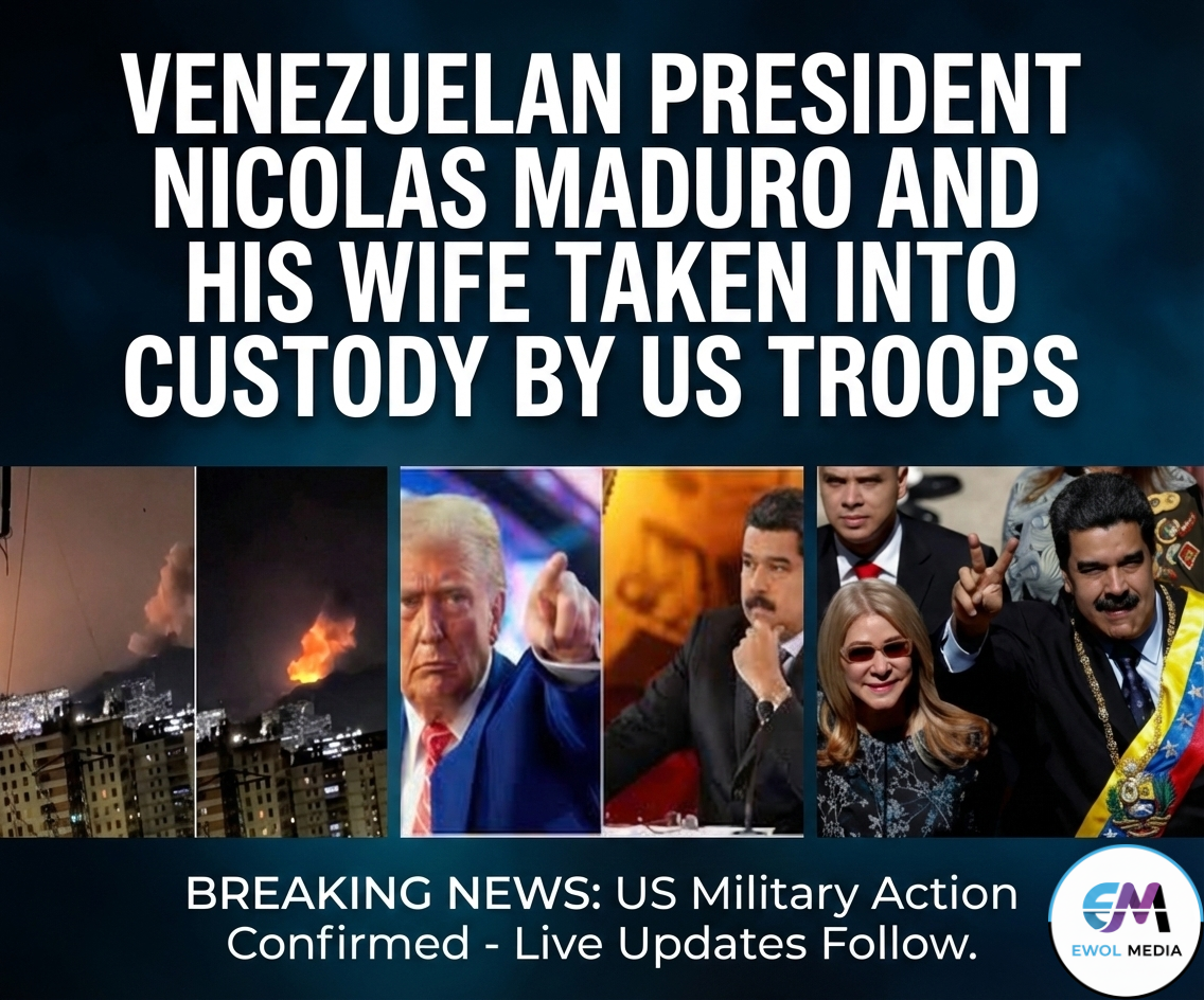 වෙනිසියුලා ජනාධිපති නිකොලස් මැඩුරෝ ඇමෙරිකානු අත්අඩංගුවට: කරකස් නුවරට දැවැන්ත ගුවන් ප්‍රහාර!